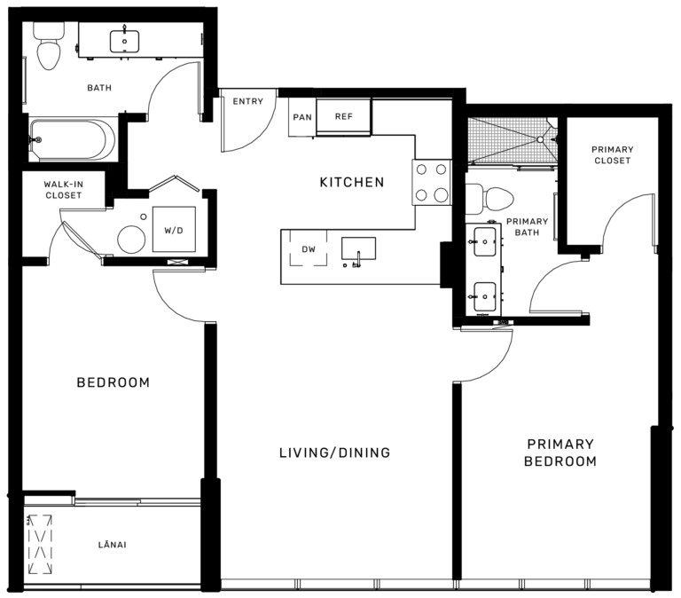 Floorplan_BW_Lamaku_A-2BR