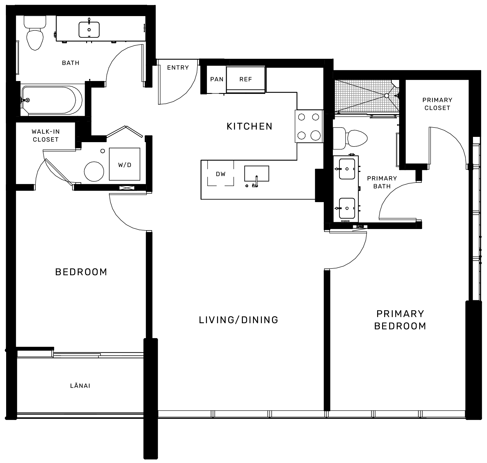 Floorplan_BW_Lamaku_A-2BR.2
